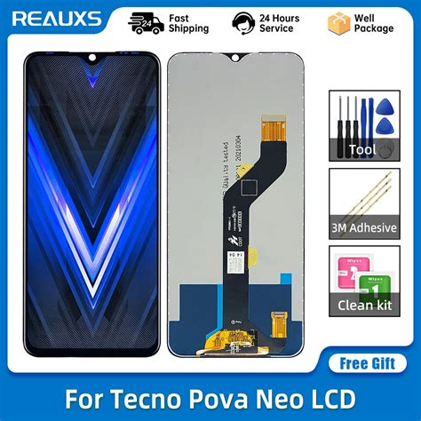 6 8 Original For Tecno Pova Neo LE6 LCD Display Touch Screen Digitizer