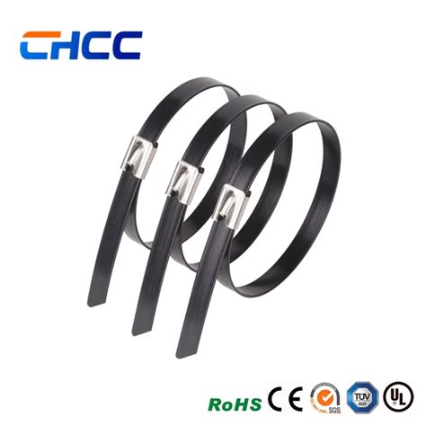 Cable Accessories Stainless Steel Metal Self PVC Insullation Ball Lock