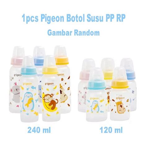 Jual Star Brands Pigeon Baby Botol Susu Standard Dot Nipple Peristaltic