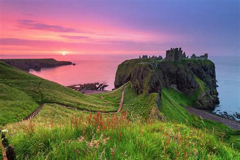 Dunnottar Castle Sunset