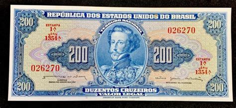 200 Cruzeiros FLOR DE ESTAMPA