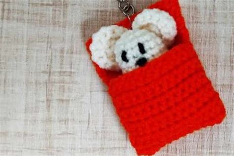 Adorable Crochet Bag Charm Make Your Own Mouse Keychain