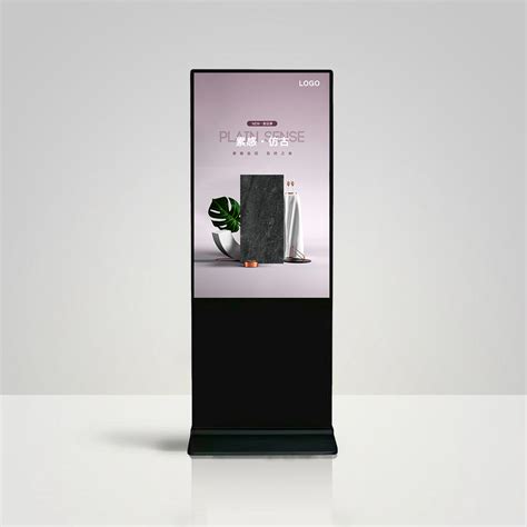 Touchscreen Public LCD Ad Information Kiosk 55 Floor Standing