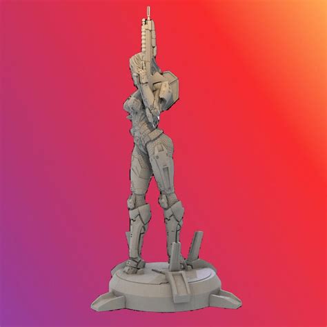 Halo Female Warrior Spartan Stl 3d Print Files Etsy Denmark