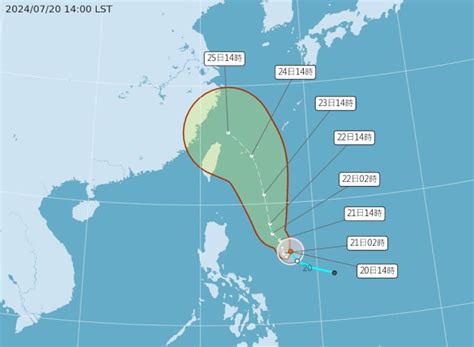 颱風凱米最快23日海警 24日及25日最接近台灣 生活 中央社 CNA