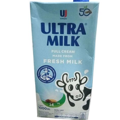 Jual Susu UHT ULTRA MILK FULL CREAM 1000ml Di Seller Toko Nabiila