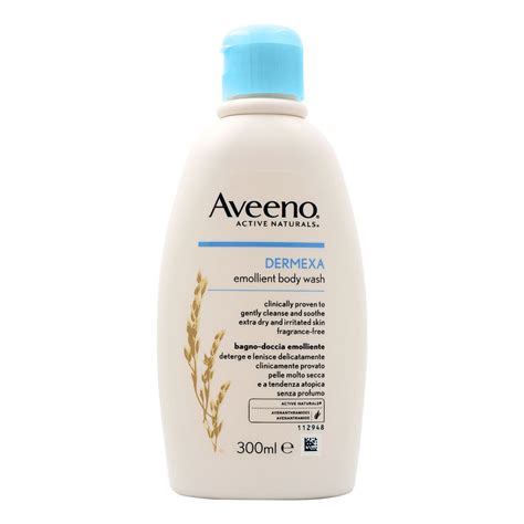 Buy Aveeno Active Naturals Dermexa Emollient Body Wash Fragrance Free 300ml Online At Special