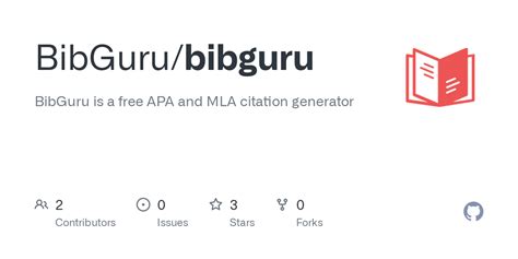 GitHub BibGuru Bibguru BibGuru Is A Free APA And MLA Citation Generator