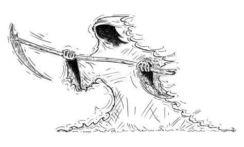 Cartoon Character Scythe Hand Stock Illustrations – 179 Cartoon ...