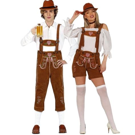 Costumes En Couple Bavarois Oktoberfest Pour Adulte