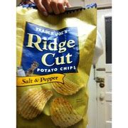 Trader Joe S Ridge Cut Potato Chips Salt Pepper Calories