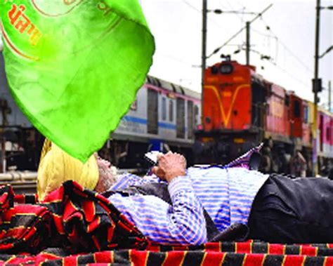 Farmers Rail Roko Protest Hits Train Traffic