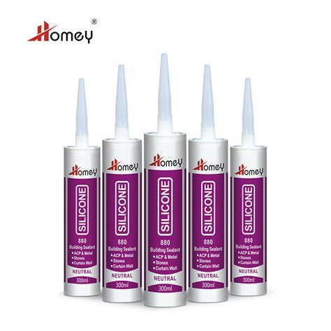 Homey Fast Cure Weather Resistance Neutral Cure Roofing Silicone