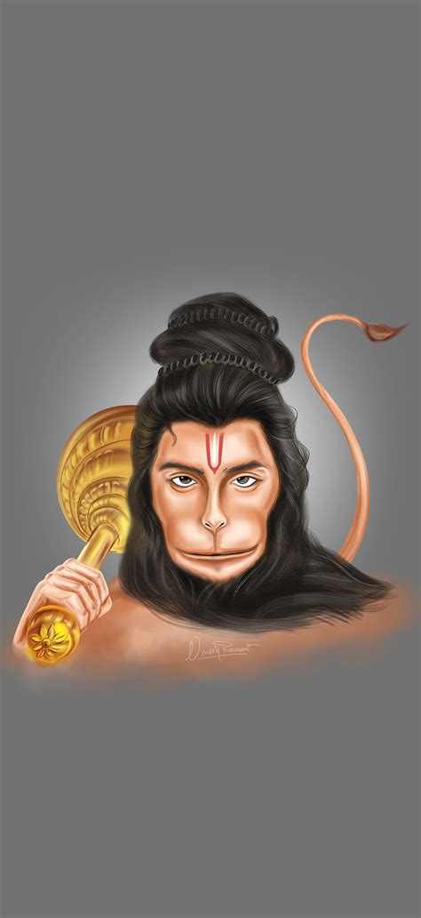 Hanuman Lock Screen Iphone Hindu Shriram God Android Bajrang Bajrangbali Hd Phone