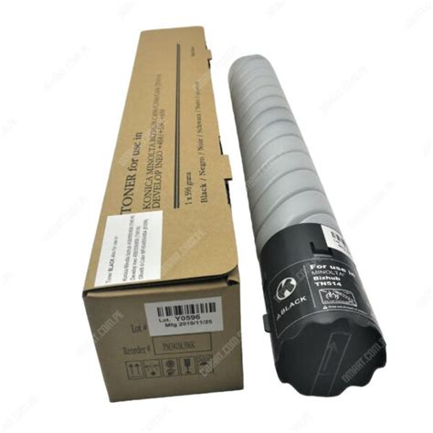 Toner Konica Minolta TN514 CMYK Bizhub C458 C558 C658 Compatible