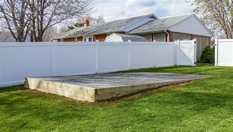 Shed Foundations Built In Michigan Gravel And Concrete