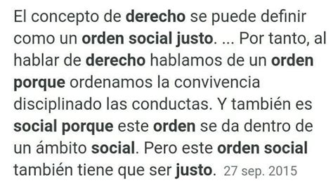 Por Que El Derecho Es Un Orden Social Justo Brainly Lat