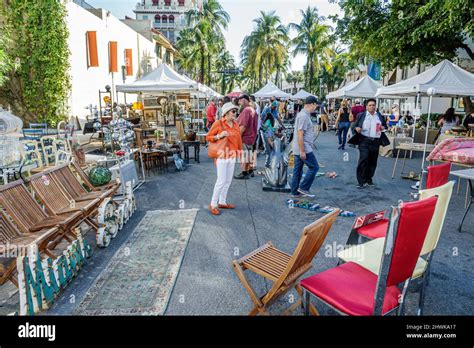 Miami Beach Florida Lincoln Road Pedestrian Mall Arcade Shopping