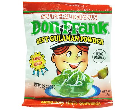 superlicious don frank  gulaman powder buko pandan