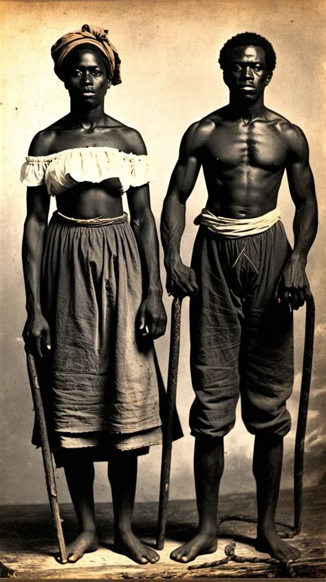 Historical Depiction Of Black Slavery Men And Women MUSE AI