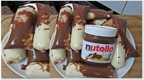 🍦🍫geladinho Gourmet De Leite Ninho Com Nutella🍦🍫com Déby And Ian👧👦