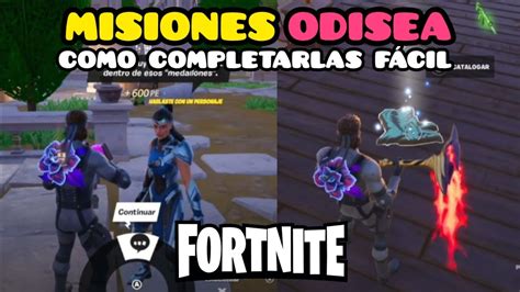 Como Completar Todas Las Nuevas Misiones De Fornite Odisea Mosaico