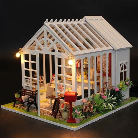 Diy Doll House Miniature Wooden Dollhouse Miniaturas Furniture House