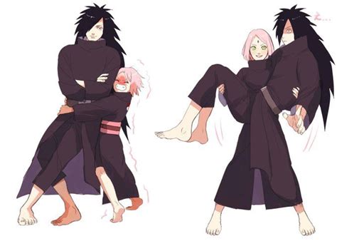 Sakura And Madara Credit To Yuomigaeru On Twitter Pixiv Id2328470