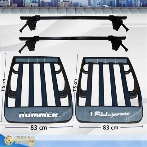 Jual PAKET Roof Rack Hummer Crossbar Appolo Jepit Body Universal