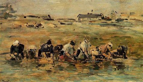 Laundresses Eugene Boudin Wikiart Org