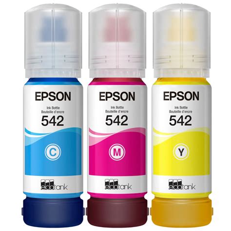 Genuine Epson 542 Ink Bottle 3 Pack 12349342