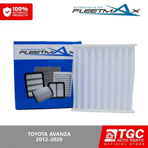 Fleetmax Cabin Filter Aircon Filter Toyota Avanza Rush 2012 2020