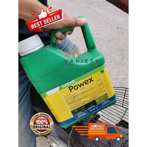 L Powex Zagro Glyphosate Racun Rumput Rumpai Herbicide Weed Killer