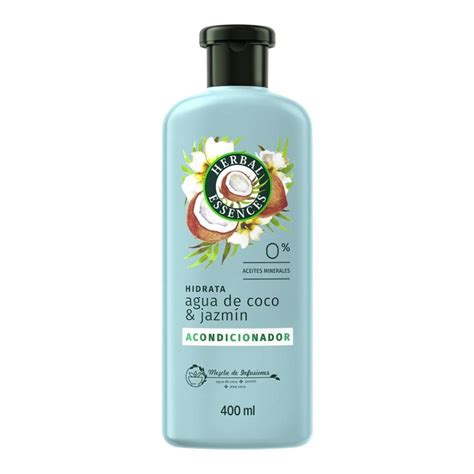 Acondicionador Herbal Essences Classics Hidrata Agua De Coco Y Jazmín 400 Ml Walmart