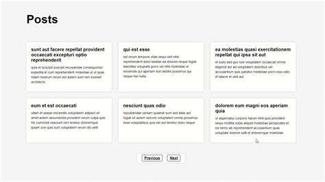 Pagination In Vanilla Javascript Handla It