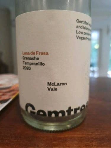 Gemtree Luna de Fresa Grenache Tempranillo Rosé Vivino United States