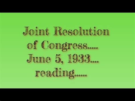 Joint Resolution Of June Public Resolution No