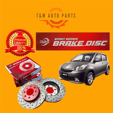 ORIGINAL RBS SPORT FRONT DISC ROTOR PERODUA MYVI 2003 2011YEAR Shopee