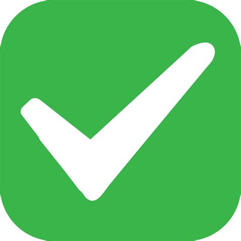 Tick Icon Accept Approve Sign Design Png