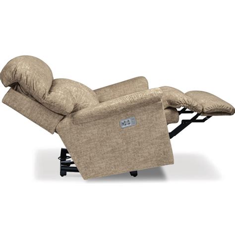 La Z Boy Reed Casual Power Rocking Recliner W Headrest And Usb Port Find Your Furniture Recliners