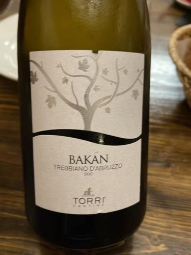 Torri Cantine Bak N Trebbiano D Abruzzo Vivino