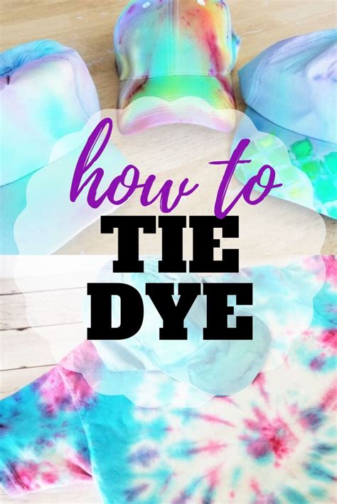 How To Tie Dye Step By Step Sew Simple Home