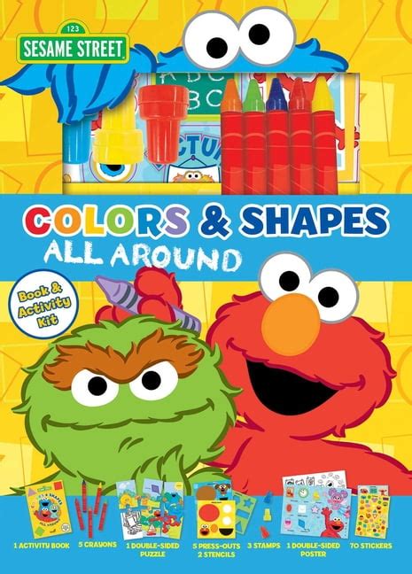 Sesame Street: Colors and Shapes All Around (Other) - Walmart.com ...