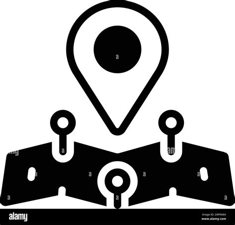 Icon For Location Map Stock Vector Image Art Alamy