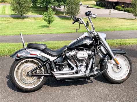 Harley Davidson Flfbs Softail Fat Boy Black Tempest Vivid