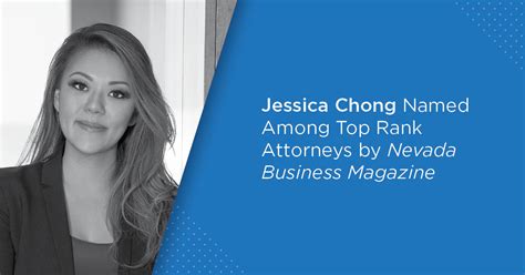 Jessica Chong Named Among Top Rank Attorneys By Nevada Business