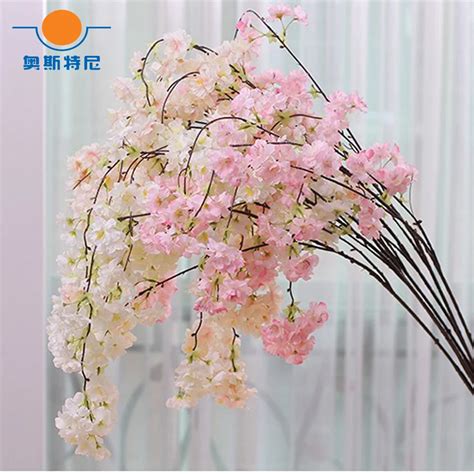 4pcs Artificial Sakura Flower Vineandattificial Sakura Cherry Blossom