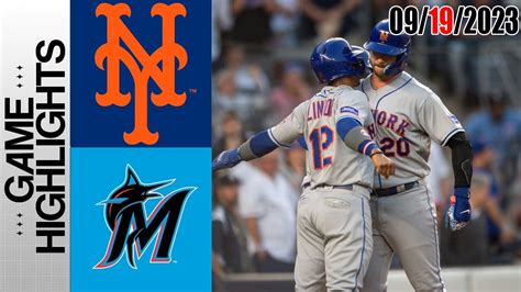 New York Mets Vs Miami Marlins Full Highlights Today September 19