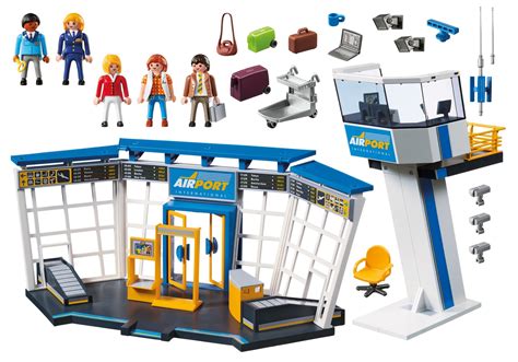 Buy Playmobil City Action Airport With Control Tower At Mighty Ape