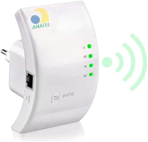 Repetidor De Sinal Wifi Amplificador Roteador Wireless Expansor Longo